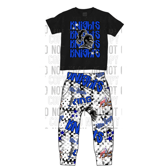 Van Buren King Knights Jogger Set 0/3M-14/16