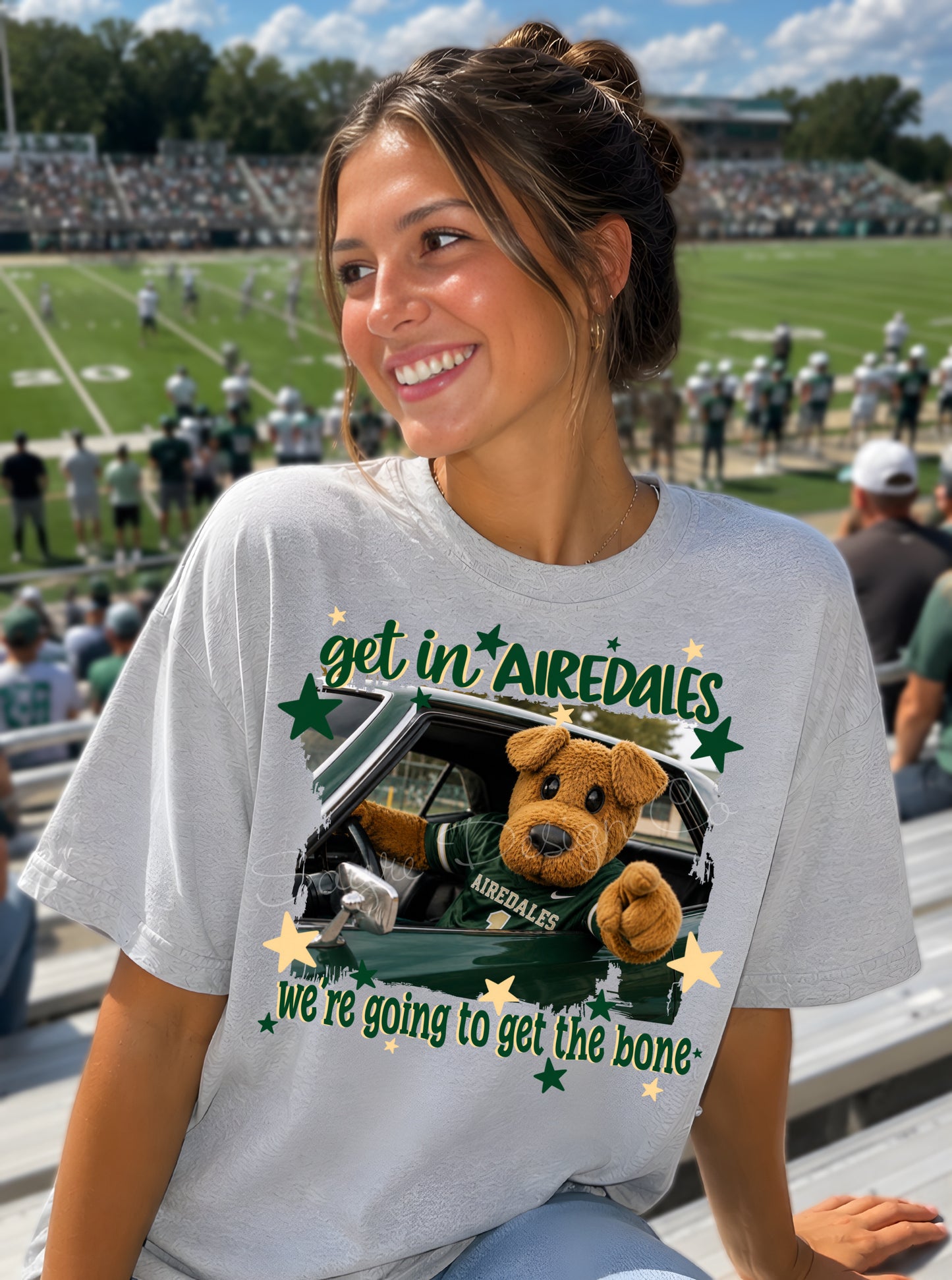 Get in Airedales Battle of the Bone Tee