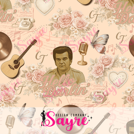 Hello Darlin’ Seamless Digital File