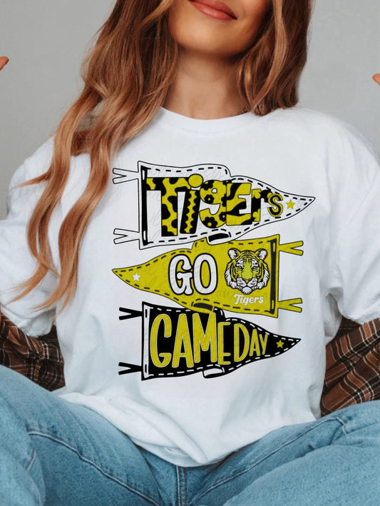 Yellow Tigers Pennant Shirt/Sweatshirt
