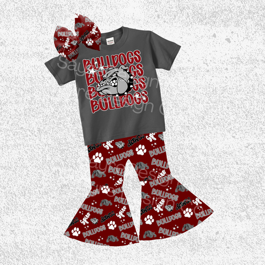 Spiro Bulldogs 3 Piece Set 0/3M-14/16
