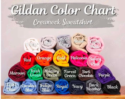 BLANK Split Color Crewneck-ADULT