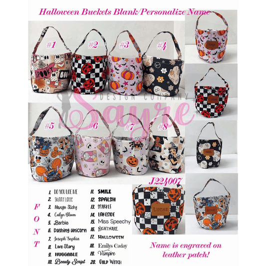 Custom Halloween Baskets