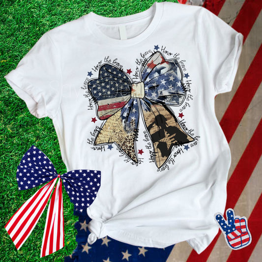 Patriotic Coquette Bow- Baby-Youth