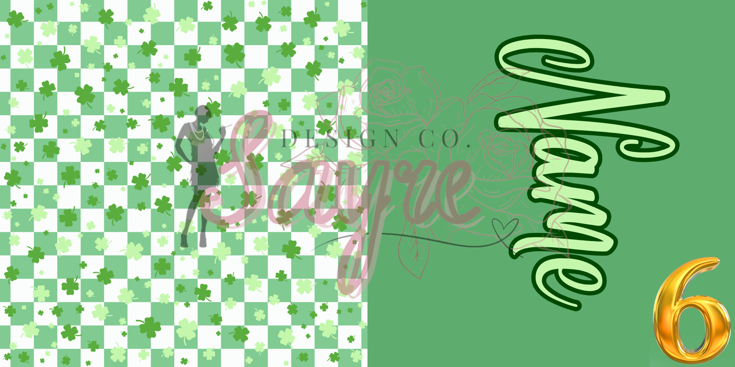 St. Patrick’s Day two-tone custom name bows flash sale! Multiple prints!