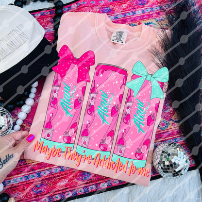 Pink Alani Addicted To Me Shirt/Long Sleeve/Crewneck/Hoodie