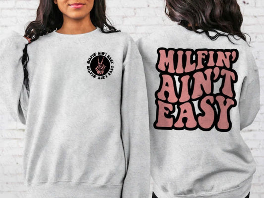 Pink & Black Milfin’ Shirt/Sweatshirt
