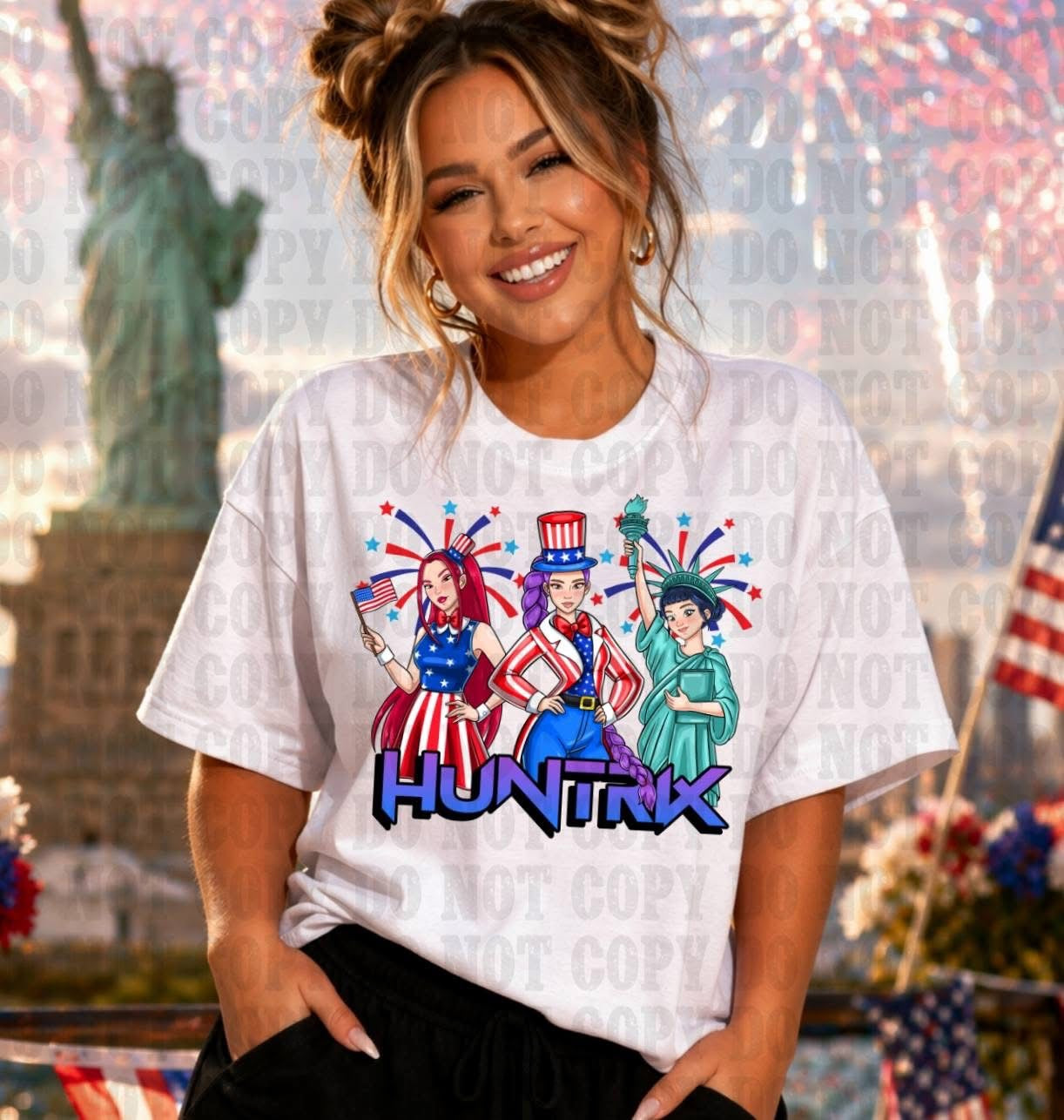 Huntrix Patriotic Onesie/Shirt/Tank