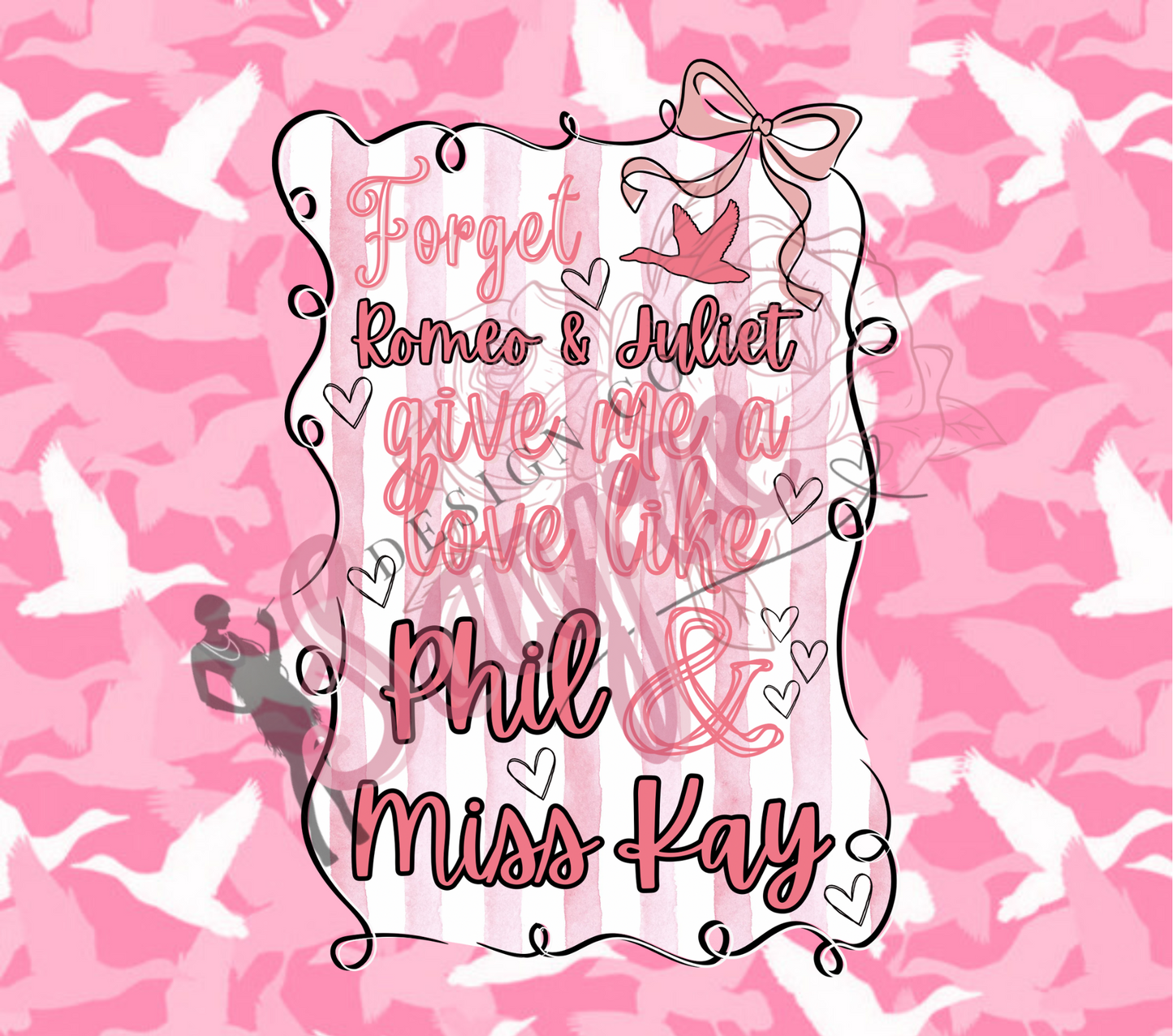 Give Me a Love Like Phil & Miss Kay 20oz Steel Tumbler
