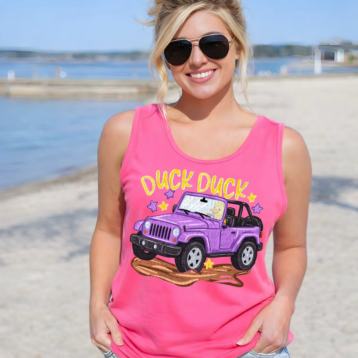 Duck Duck Purple Jeep Tee/Tank