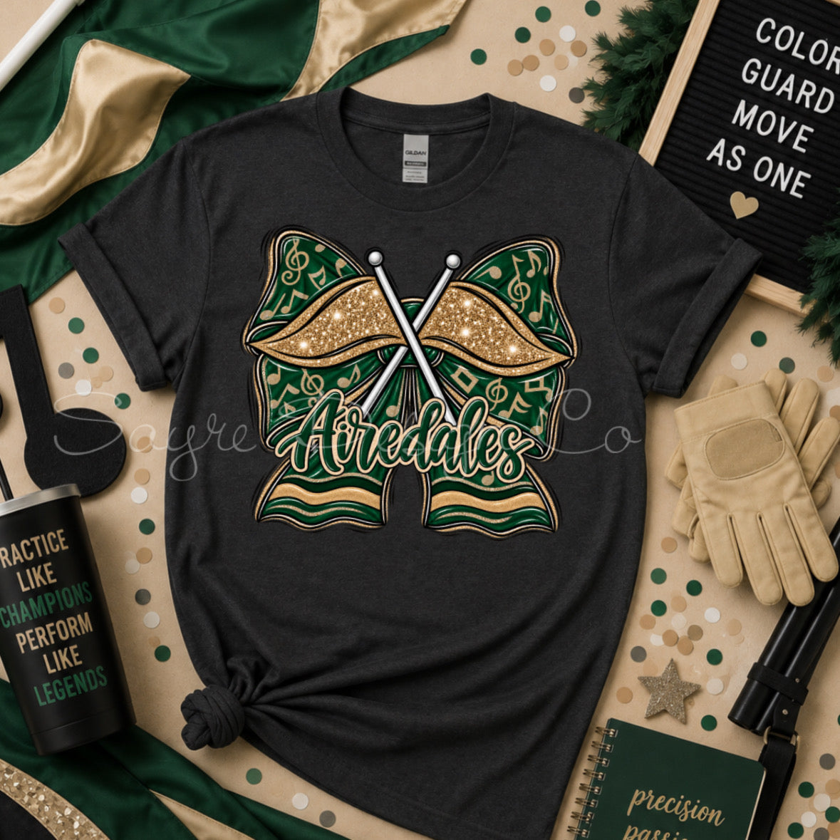 Customizable Color Guard Bow Shirt/Crewneck