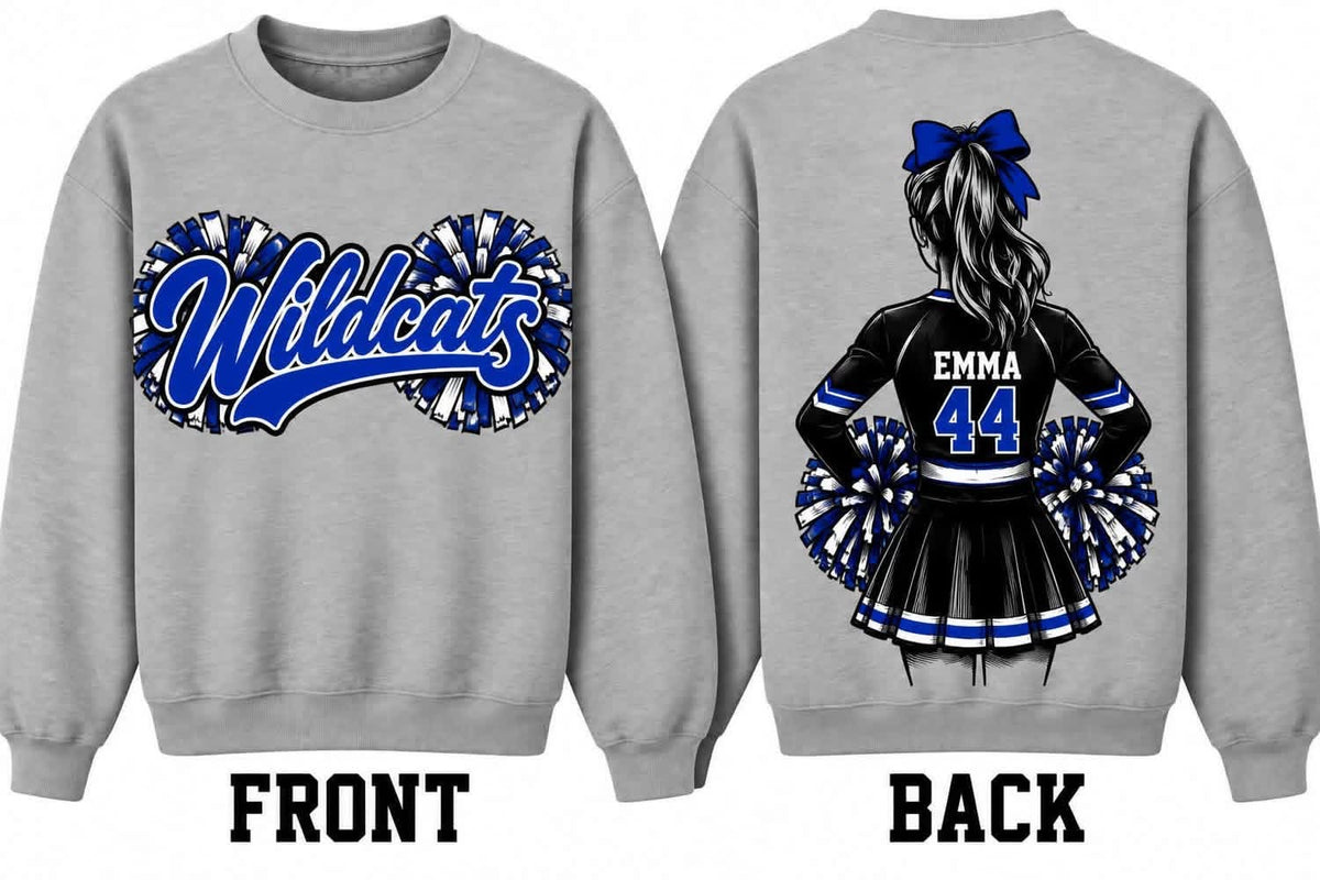Customizable Sports Sweatshirt- Closes 10/8