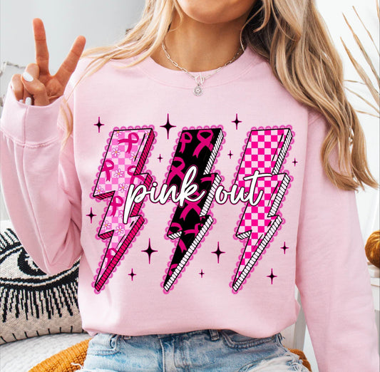 Lightning Pink Out Tee/Sweatshirt/Hoodie