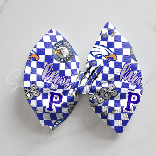 Paris Eagles Checkered Bows