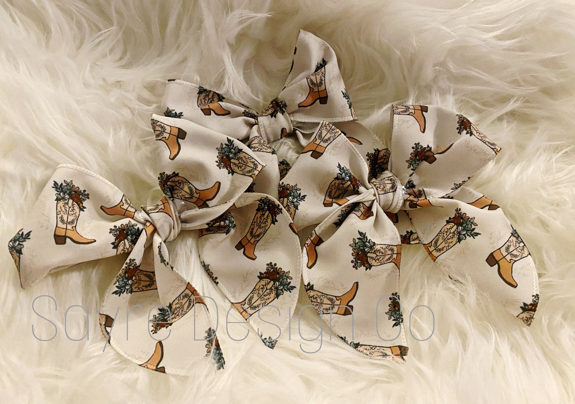 Those Boots bow Sayre Design Co.
