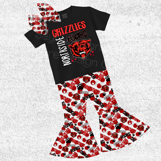 Fort Smith Northside Grizzlies 3 Piece Set 0/3M-14/16