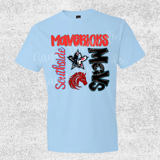 Fort Smith Southside Mavericks Collage Tee Youth