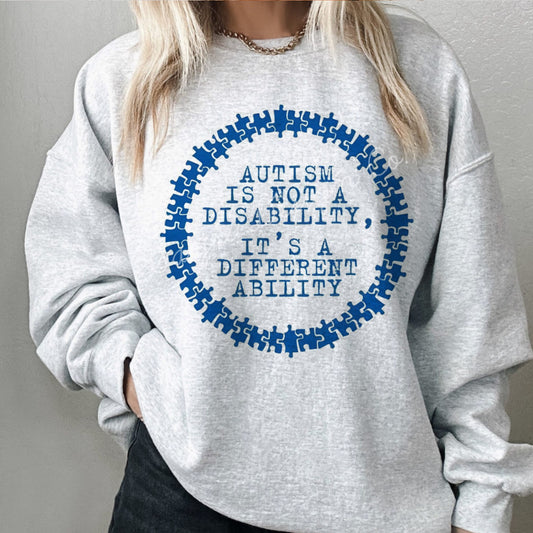 Autism is a Different Ability Shirt/Sweatshirt