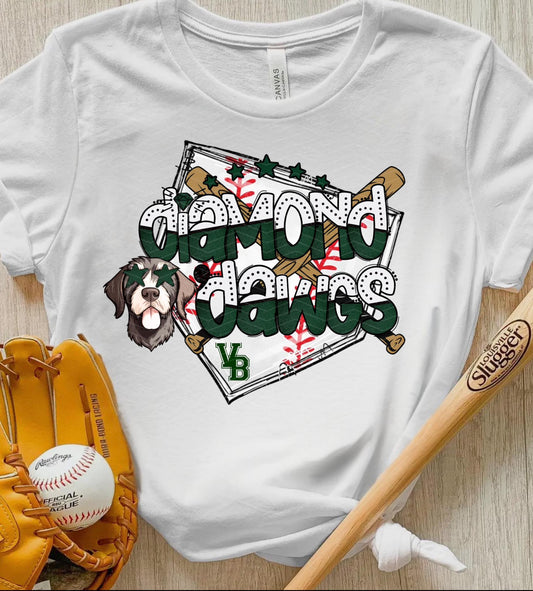 Diamond Dawgs Baseball Van Buren T-Shirt