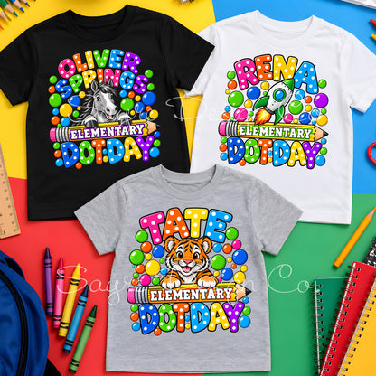 Customizable Dot Day Tee! Closes 8 PM CST 9/9!