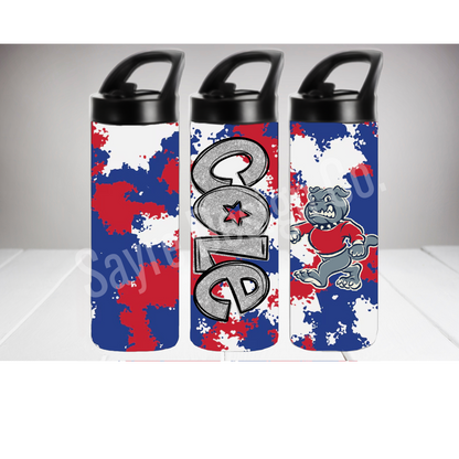 Custom Back to School 20oz Water Bottles