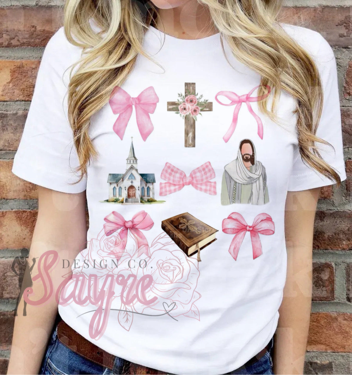 Jesus Coquette Bow Shirt/Sweatshirt