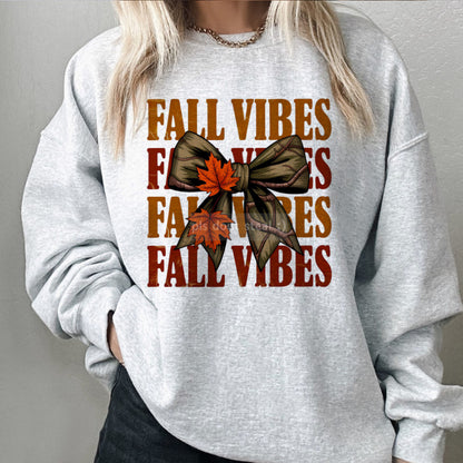 Fall Vibes Camo Bow Shirt/Sweatshirt