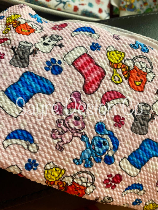 Blues Clues Christmas- Bullet Fabric *limited quantity*
