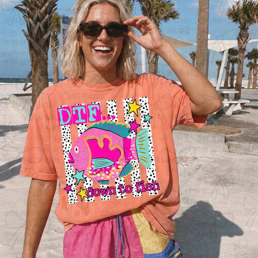DTF Fish Tee/Tank