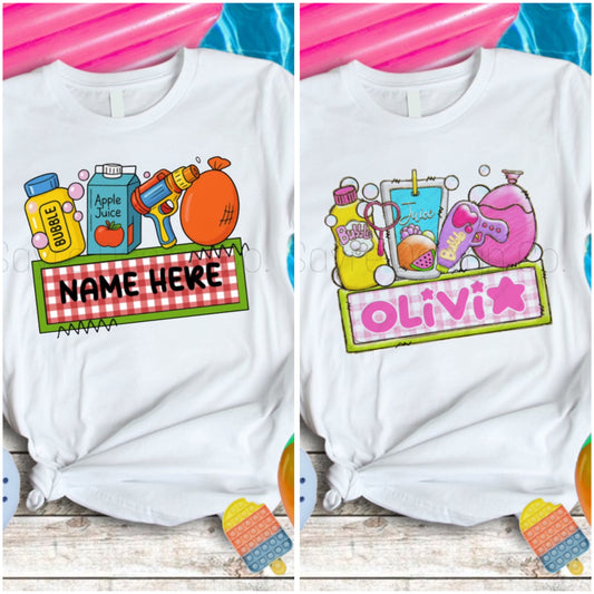 Custom Water Balloon, Bubbles, Water-gun Baby-Youth Tee/Onesie