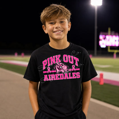Customizable Team Varsity Pink Out Tee