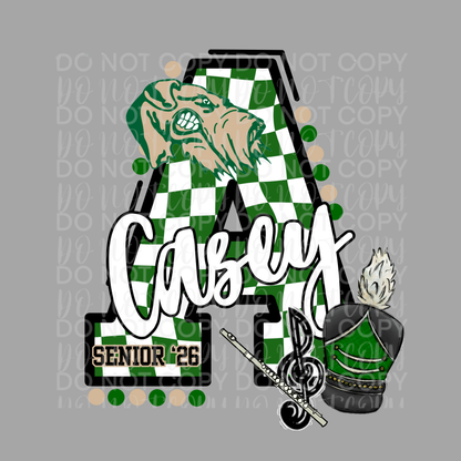 Customizable Senior Marching Band Shirt/Long Sleeve/Crewneck/Hoodie
