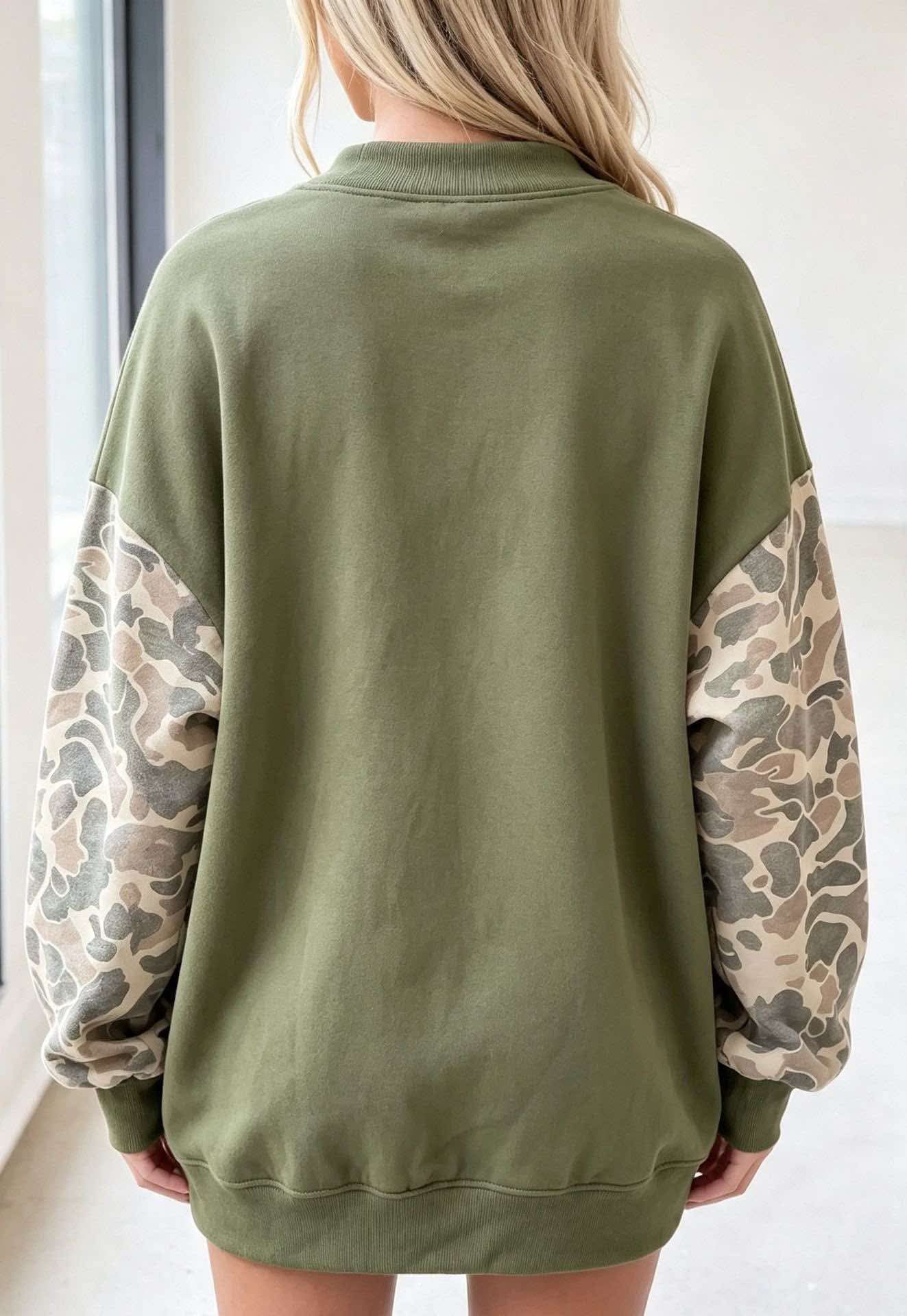 Camo Cozy Sweatshirts *Multiple Colors*- Closes 8/30