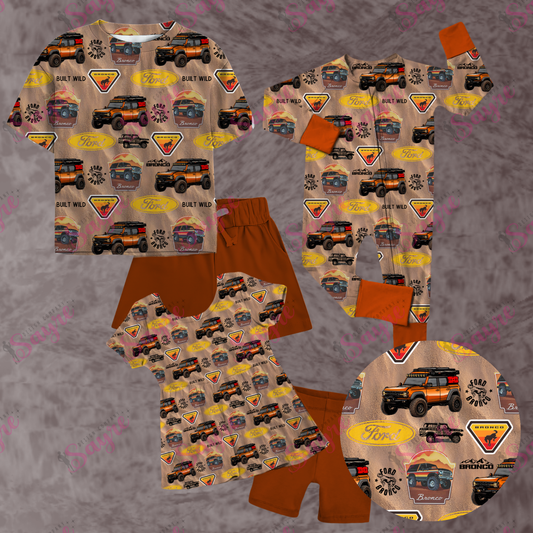 Burnt Orange Bronco Sets