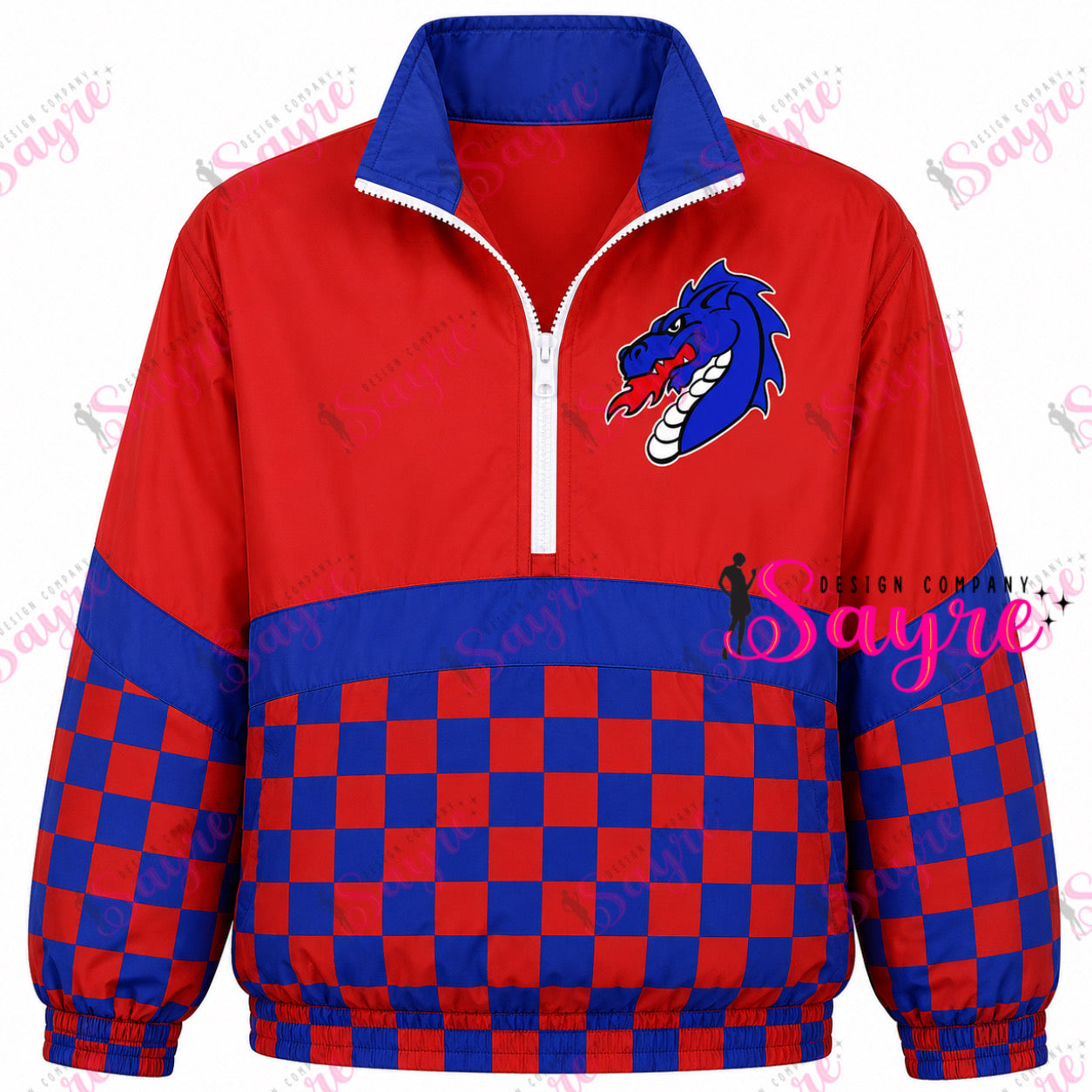 Customizable Mascot/Team On the Go Windbreaker ADULT