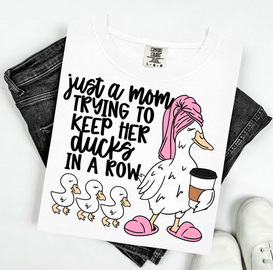 Just a Mom Ducks Tee/Sweatshirt