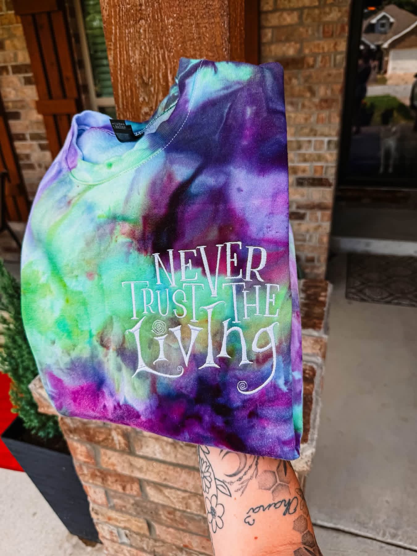 Never Trust the Living Tee/Crewneck