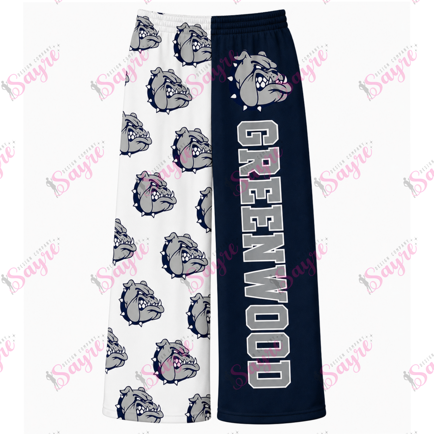 YOUTH Custom Any Print Knitted Ribbed Wide Leg Pants