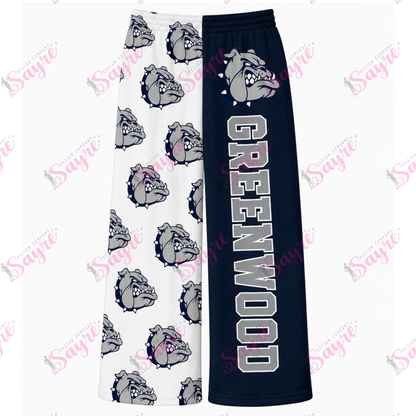 YOUTH Custom Any Print Knitted Ribbed Wide Leg Pants