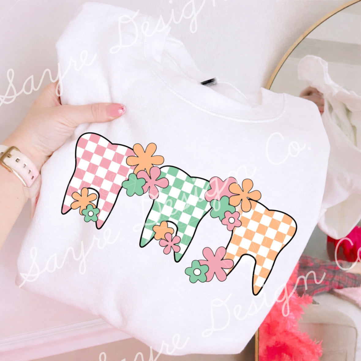 Teeth Spring Shirt/Long Sleeve/Crewneck/Hoodie