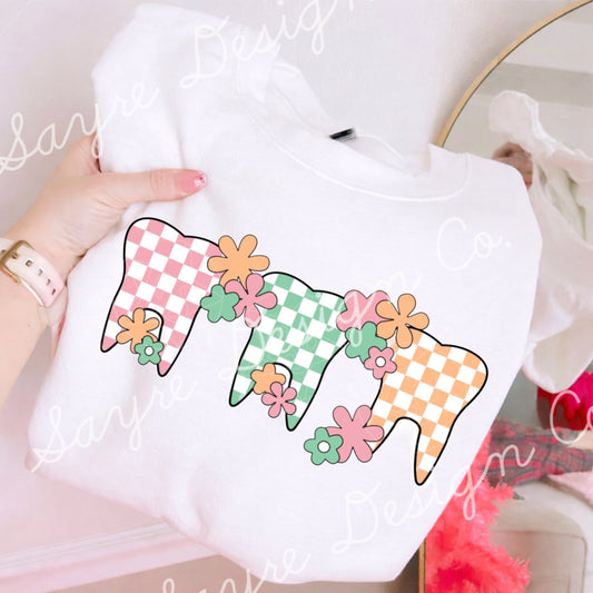 Teeth Spring Shirt/Long Sleeve/Crewneck/Hoodie