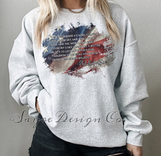 Founding Fathers Robertson Crewneck- Adult Unisex