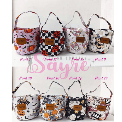 Custom Halloween Baskets