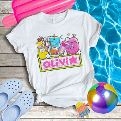 Custom Water Balloon, Bubbles, Water-gun Baby-Youth Tee/Onesie
