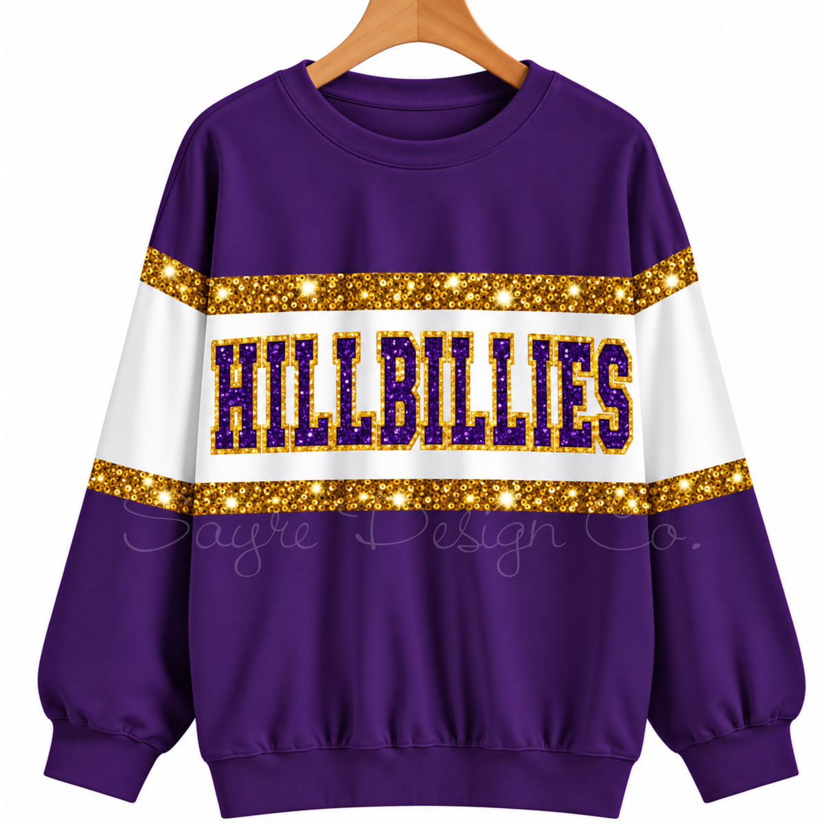 Customizable Sequin Team Sweatshirt- Round 1 closes 9/27!