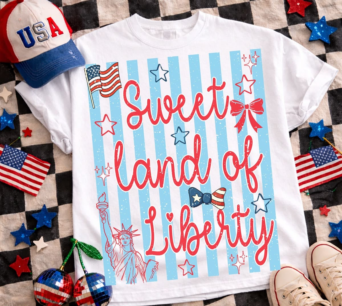 Sweet Land of Liberty Coquette Shirt/Tank