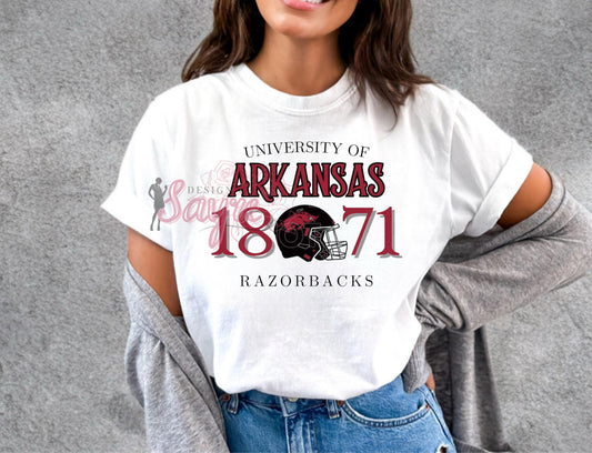 Arkansas 1871 Shirt/Long Sleeve/Crewneck/Hood