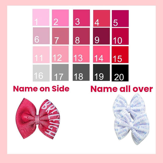 Custom Valentine’s Big Name Bow Flash Sale Price!