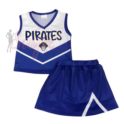 7/8-14/16 Custom Cheer Uniform Striped *CLOSES 8/29!*