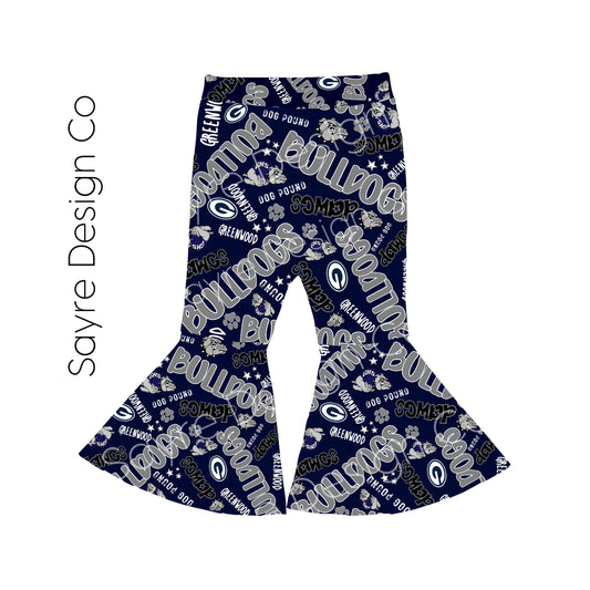 Greenwood Bulldogs Bell Pants